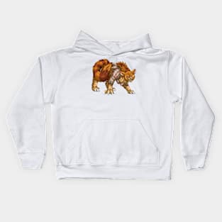 WereCat: Ginger Tabby Kids Hoodie